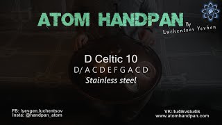D Celtic 10 Atom Handpan stainless steel