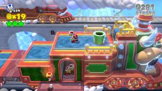 Super Mario 3D World Gameplay - Mundo 3-8 Asalto Al Cowboy Bill Bala