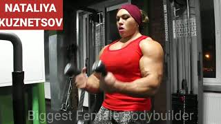Nataliya Kuznetsova Bodybuilder Muscle Girl Female Bodybuilder