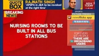 Nursing Rooms For Mothers To Be Built At All Bus Stations Jayalalithaa