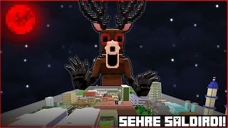 Ormanda 99 Gece Şehri̇mi̇ze Saldirdi - Minecraft Zengi̇n Faki̇r Hayati