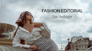 Fashion Editorial Backstage With Model Anna Zapala, London
