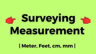 Surveying Measurement Meter, Feet, Cm, Mm