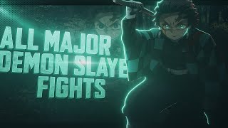 All Major Demon Slayer Fights Pre-Infinity Castle Arc