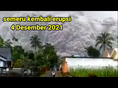 semeru erupsi || 4 Desember 2021