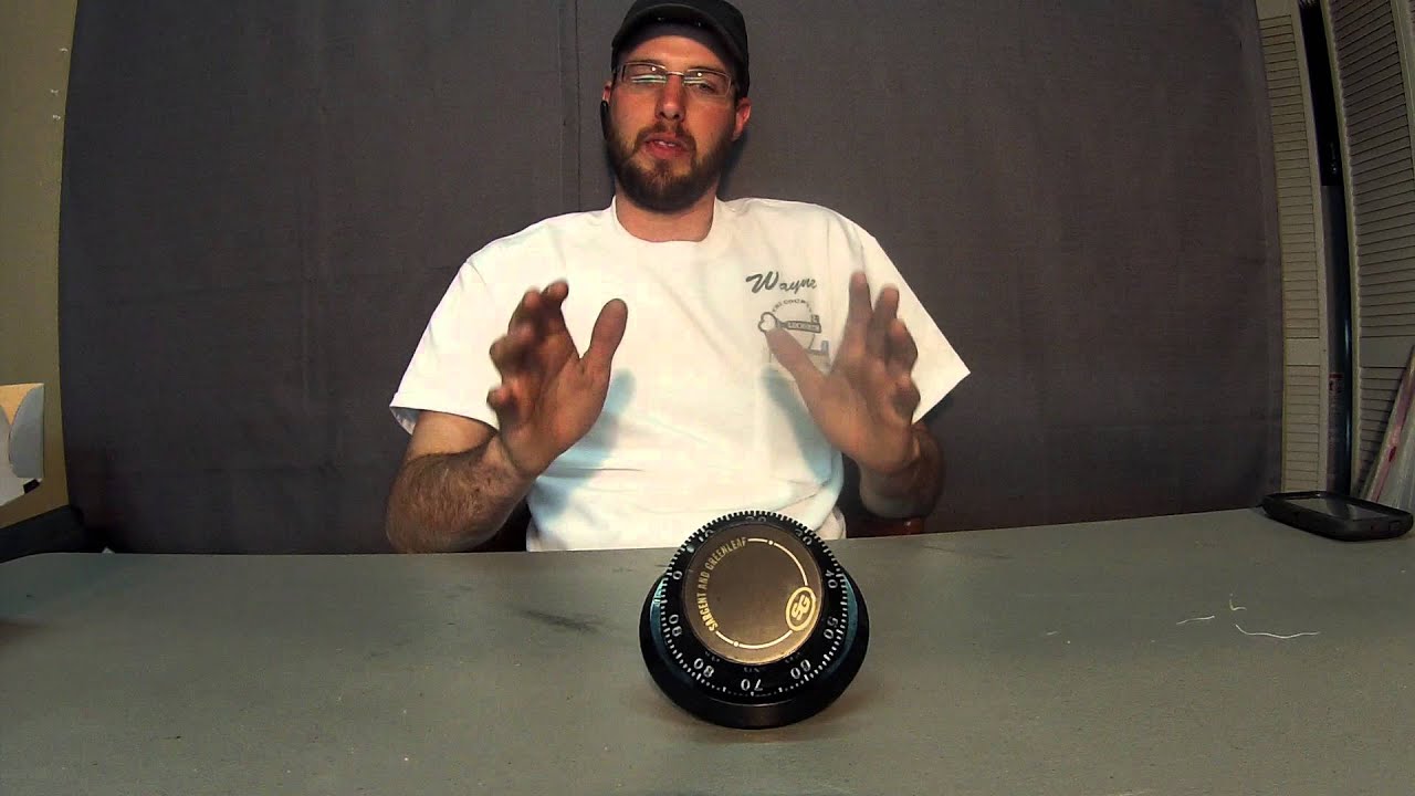 Sargent Greenleaf Group 2 Safe Lock, S&G Dial lock, Gun Safe Lock YouTube
