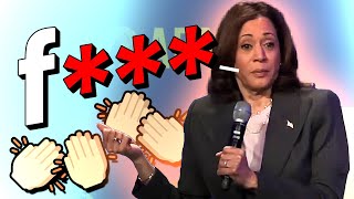 Kamala Harris Praised After Dropping The F-Bomb In Cringe Dei Speech