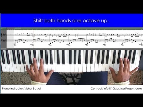 Hosh Walon Ko Khabar Kya Piano Tutorial by Vishal Bagul | 10...