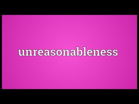 Header of unreasonableness