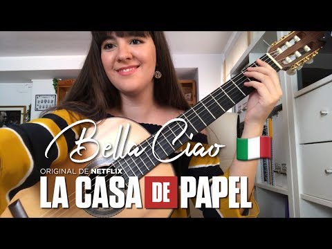 Bella Ciao para Guitarra por Paola Hermosín | La Casa de Papel