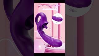 Tongue Licking G Spot Vibrator Female 20 Modes Swing Nipple Clitoris Dildo