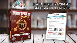 Muhteşem Karma - 2022 - Tyt - Kafadengi̇ Yayinlari - Matemati̇k Denemesi̇