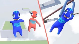Pijamaskeliler Süper Zorlu Parkur Oynuyor - Human Fall Flat