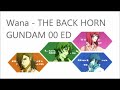 WANA-THE BACK HORN Gundam 00 ED 1 song
