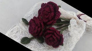 Örgü Gül  Örgül Gül Yapılışı Crochet Rose