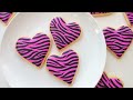 How To Make Zebra Print Cookies For Valentine's Day!