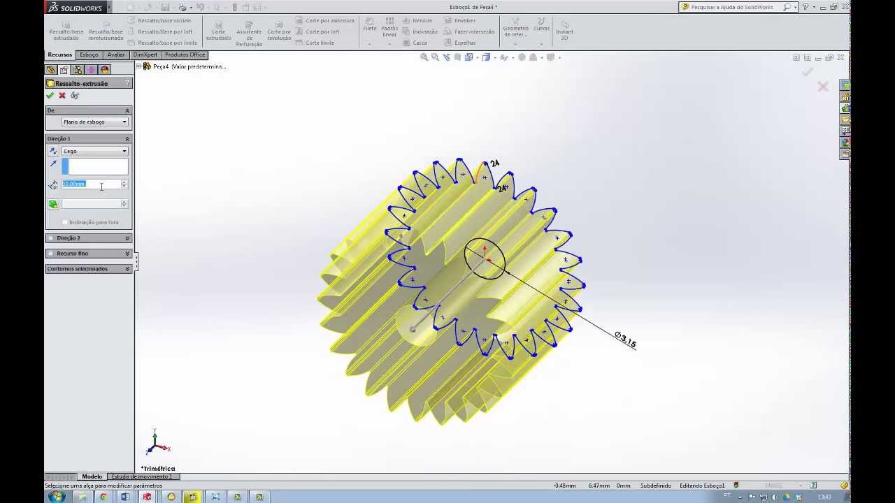 Tutorial Solidwork 2014 | how to make a pinion or gear in solidwork 2014 youtube Tutorial Solidwork 2014 | how to make a pinion or gear in solidwork 2014 youtube