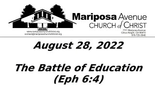 2022-08-28 - The Battle Of Education - Nathan Franson