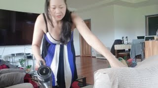Vacuuming Day On Black Tights