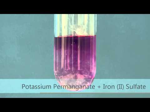 permanganate sulfate potassium iron ii