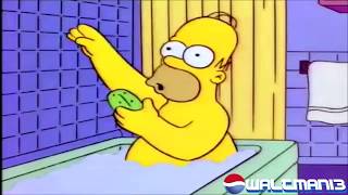 Bart Hits Homer With A Chair But...