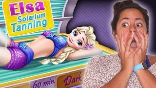 Elsa Tanning? - Weird Frozen Game
