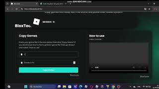 Roblox Game Copier Bloxtools