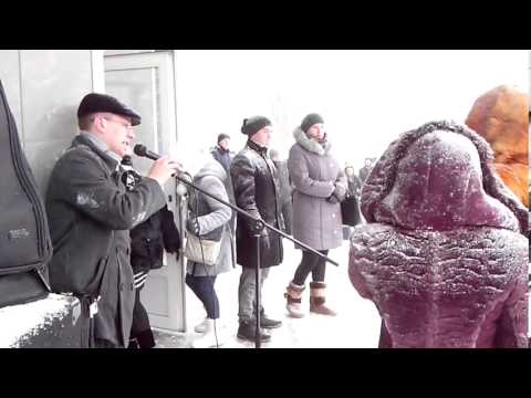 анти-майдан vs митинг-пикет Вознесенск 28.01.2014