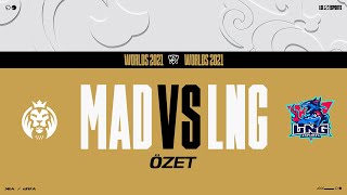 MAD Lions (MAD) vs LNG Esports (LNG) Tiebreak Maçı Özeti | Worlds 2021 Grup Aşam