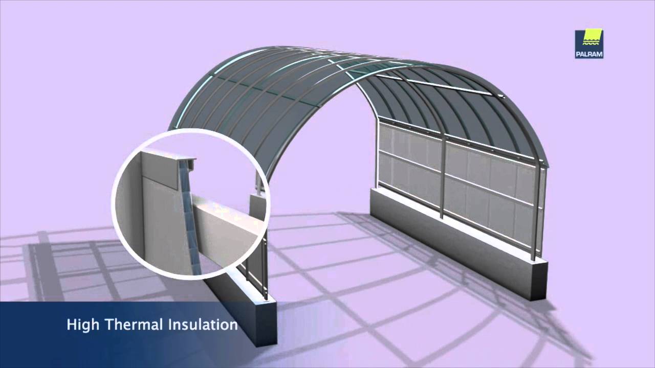 Installation von SUNPAL und SUNGLAZE Platten-Architektursystem
