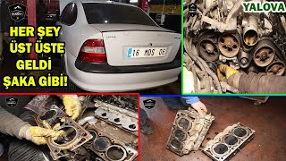 Opel Vectra 2.5 V6 Motor Yeni̇leme Yüksek Hararet Yüzünden Silindir Kapak Conta Değişimi Yaptık