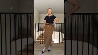 On The Way To Church, So Let Me Share Some Modest Outfits From Commense Link In Description