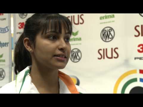 Interview (ENG) with Heena Sidhu - Womens 10m Air Pistol World...