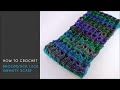 How to Crochet a Scarf: Broomstick Lace Infinity Scarf Free Crochet Pattern