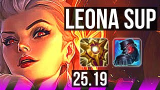 Leona & Samira Vs Leblanc & Karma Sup Eune Master 25.19