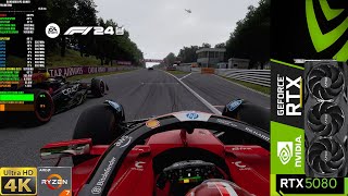 F1 24 Ultra High Ray Tracing, Dlaa 4K Rtx 5080 R7 9800X3D 5.6Ghz