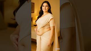 Ai Desi Beauty In Saree Navel Style