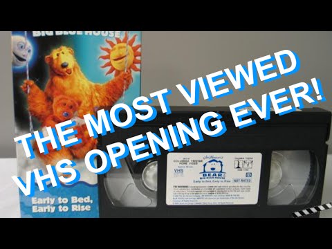 Opening to Bear in the Big Blue House: Early to bed, Early to rise VHS