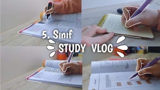 5. Sınıf Ders Çalışma Günlüğüm Vlogbolca Dersmelikes Diary