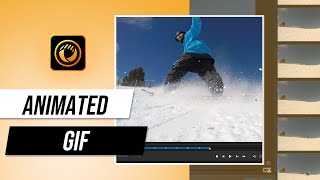 How To Transfer Video Into Animated Gif Photodirector Photo Editor Tutorial