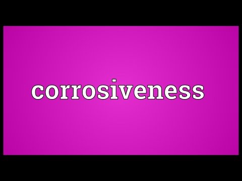 Header of corrosiveness