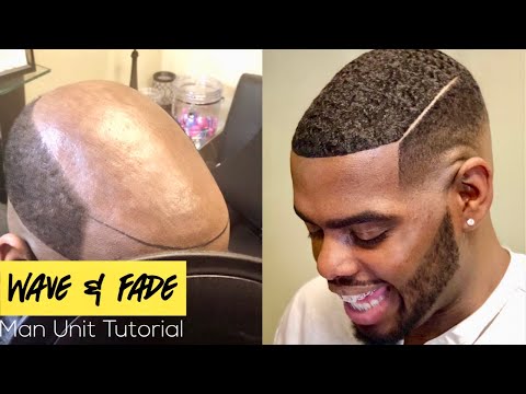 MAN UNIT: BEST MAN UNIT / MAN WEAVE TUTORIAL: Full detailed natural looking wave unit tutorial