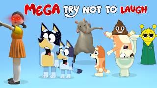 Bluey Mega Try Not To Laugh Unrizzonably Funny