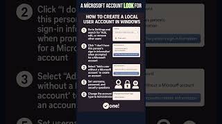 Create Local Admin Account Without Microsoft