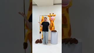 How To Put On A Giraffe Mascot Costume