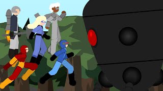 Omnidroid V.x 4 Vs Supers The Incredibles Stick Nodes