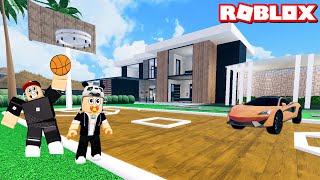 Yeni Ev Aldık İçinde Basketbol Sahası Var - Panda Ile Roblox Roville