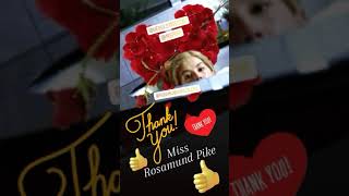 Rosamund Pike And Kiss ...
