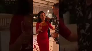 Ronaldo Dan Georgina Kissing