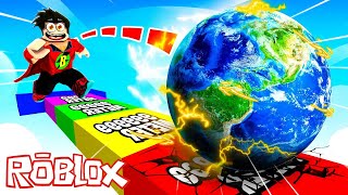 Dünyayi 10 Bi̇n Metre Firlattim Roblox How Far Can You Throw